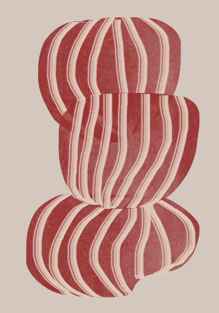 Striped Balance by THE MIUUS STUDIO — canvas wall art