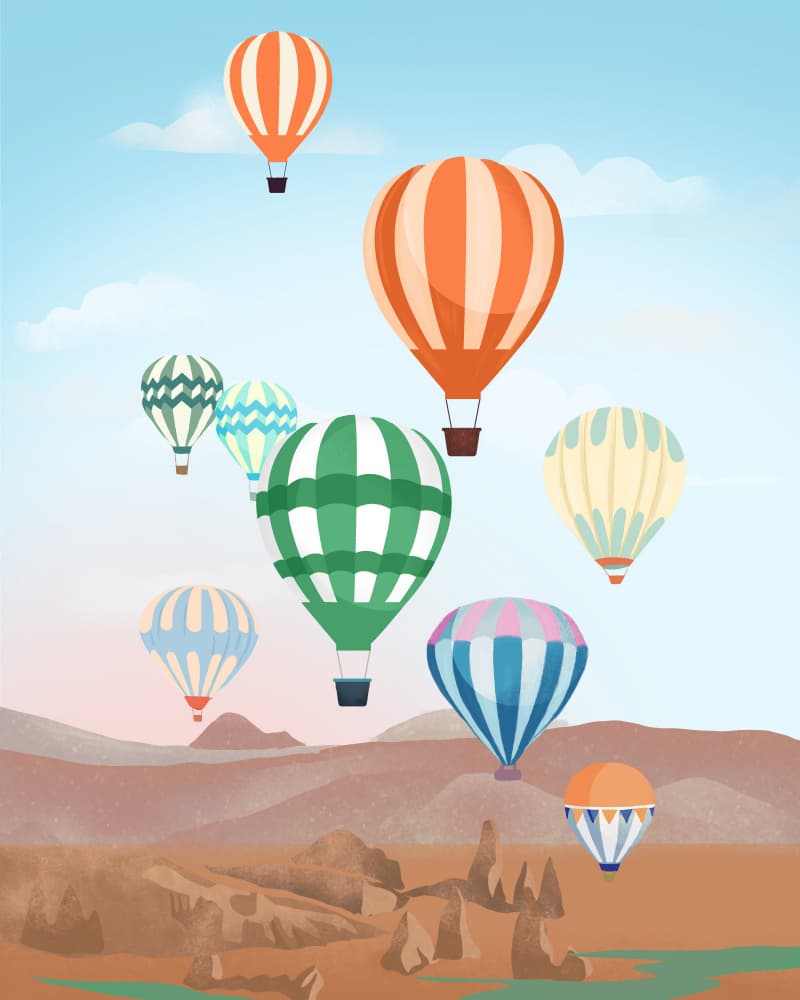 Cappadocia by Petra Lizde — canvas wall art