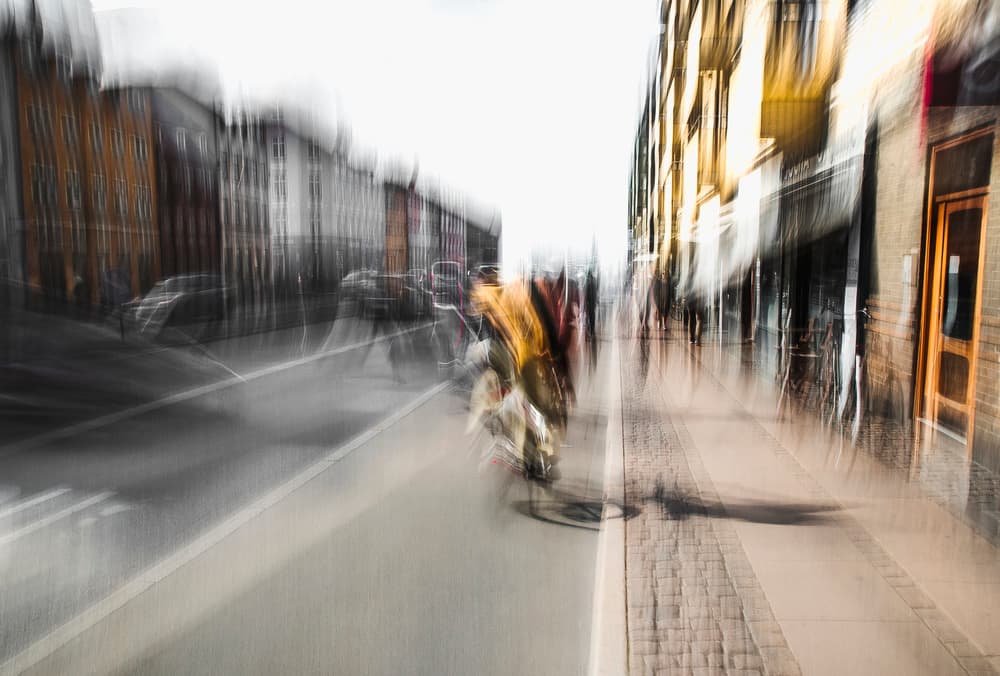 Urban Motion Blur by Carmine Chiriacò — canvas wall art