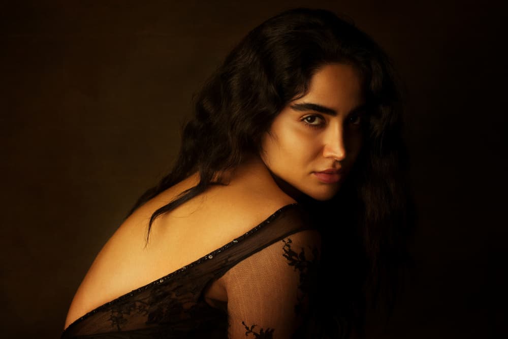 Captivating Dark Portrait by Mehdi Mokhtari — canvas wall art