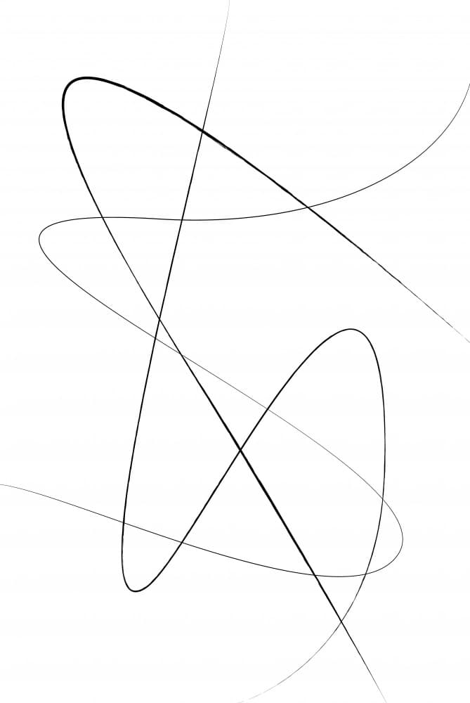 Abstract Flowing Lines by Oju Design — canvas wall art