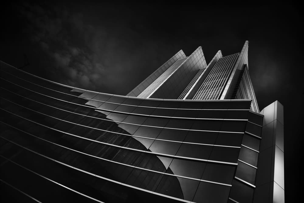 Sleek Urban Architecture by Aman Ali Surachman — canvas wall art