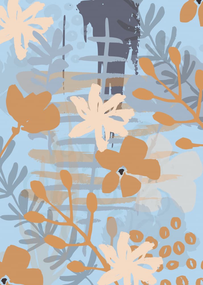 Soft Abstract Florals by Sue Skellern — canvas wall art