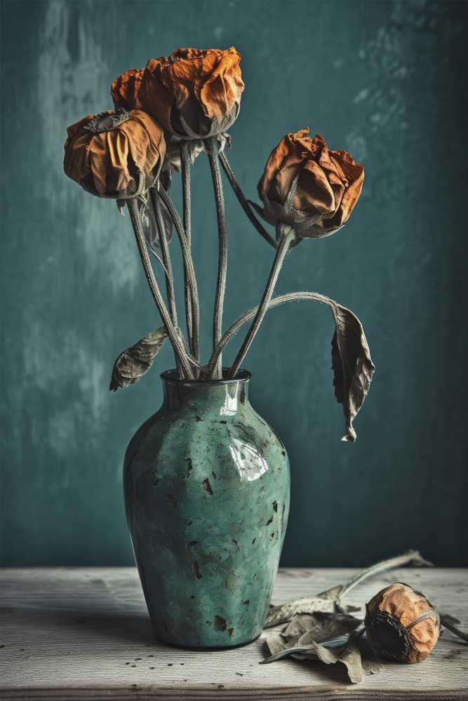 Fading Blooms by Treechild — canvas wall art