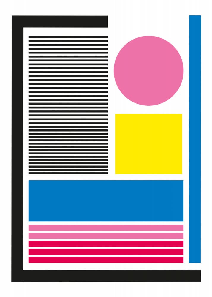 Abstract Geometric Forms by SERGIO ORTIZ — canvas wall art