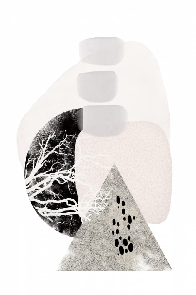 Abstract Tree Branches by Sally Ann Moss — canvas wall art