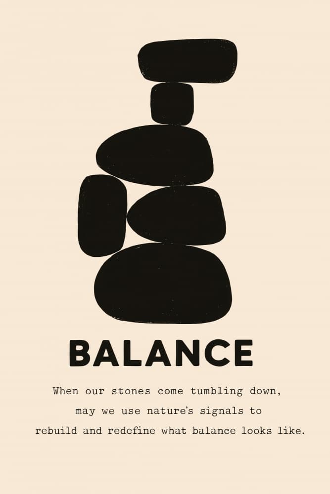 Stone balance quotes no 01 by Treechild — canvas wall art