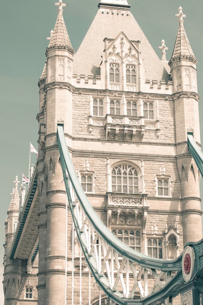 London Tower Bridge by Talitha McQueen — canvas wall art