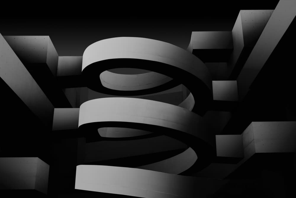 Abstract Spiral Architecture by konglingming — canvas wall art