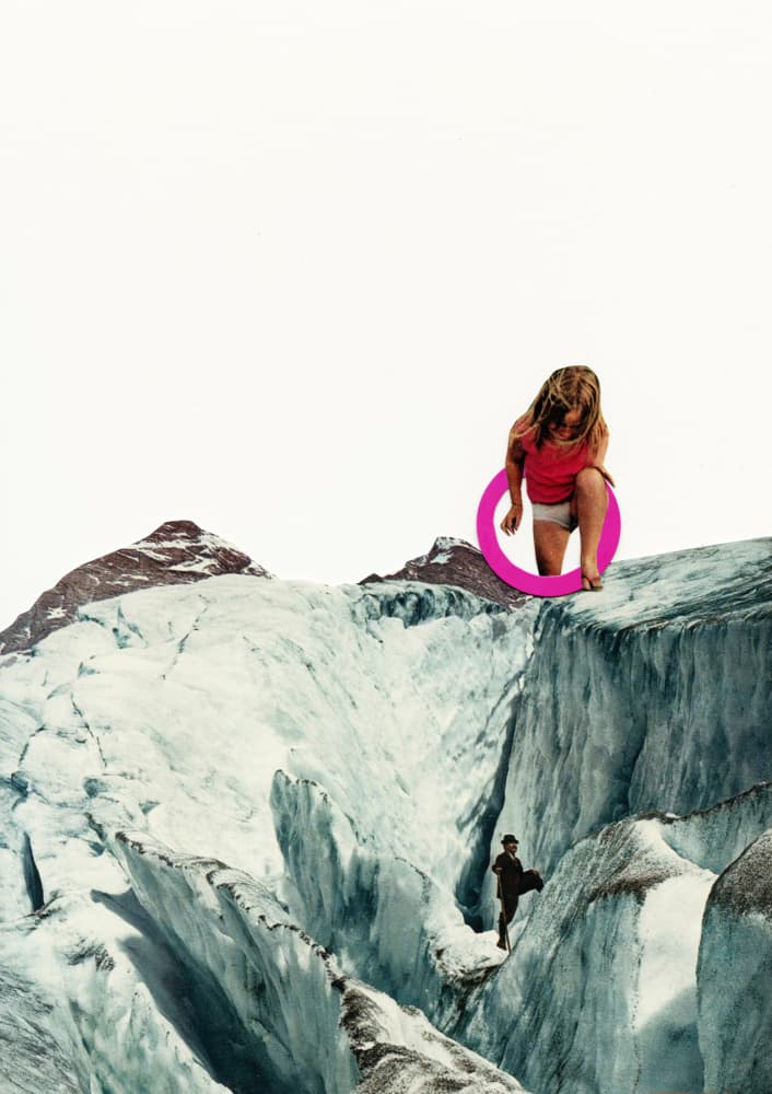 Glacier Giantess With Hoop by Cassia Beck — canvas wall art