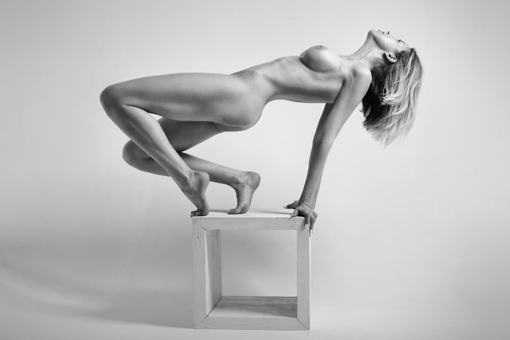 Elegant Nude Form by Anton Belovodchenko — canvas wall art