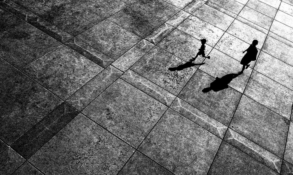Walking Shadows Overhead by Jian Wang — canvas wall art