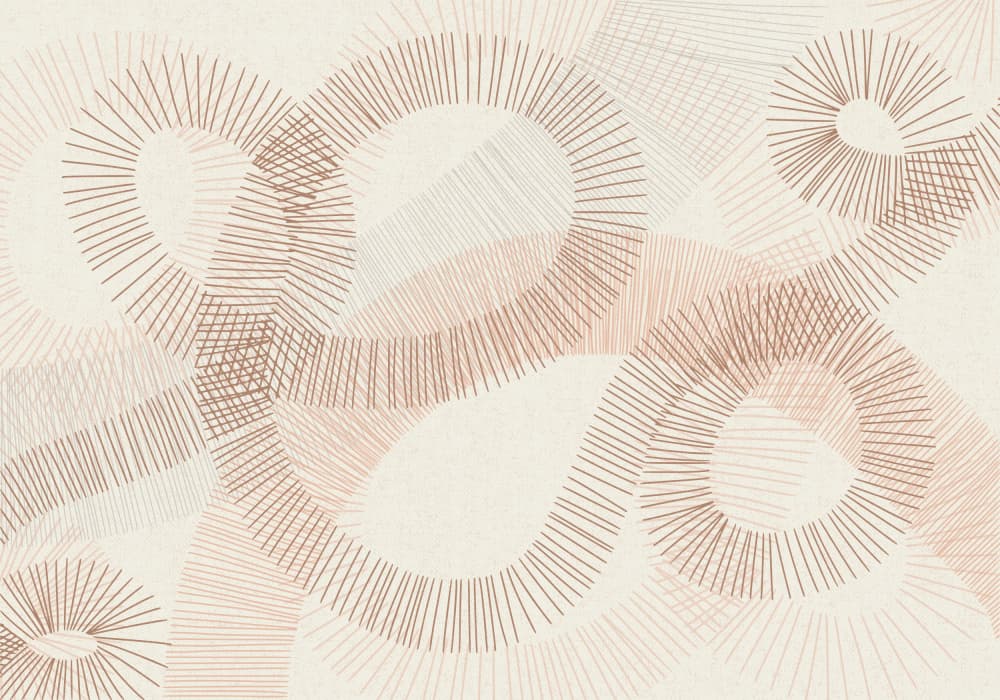 Organic Flowing Lines by Annick — canvas wall art
