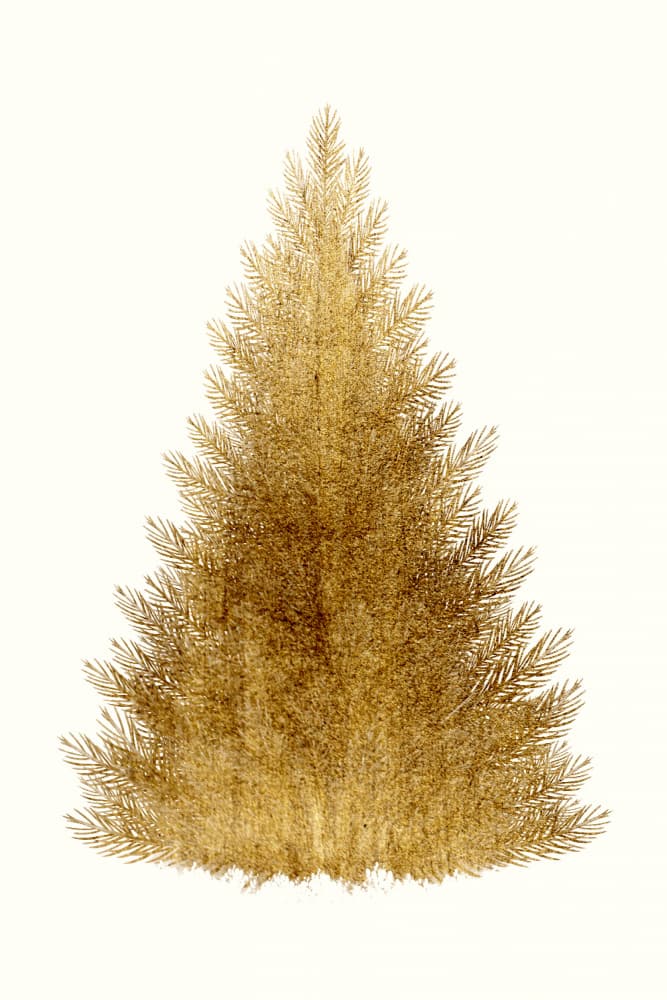 A Merry Christmas by Kubistika — canvas wall art