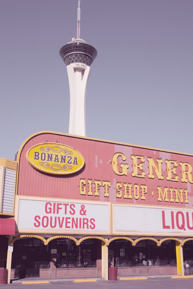 Vegas Tower Gift Shop by Pictufy Studio III — canvas wall art