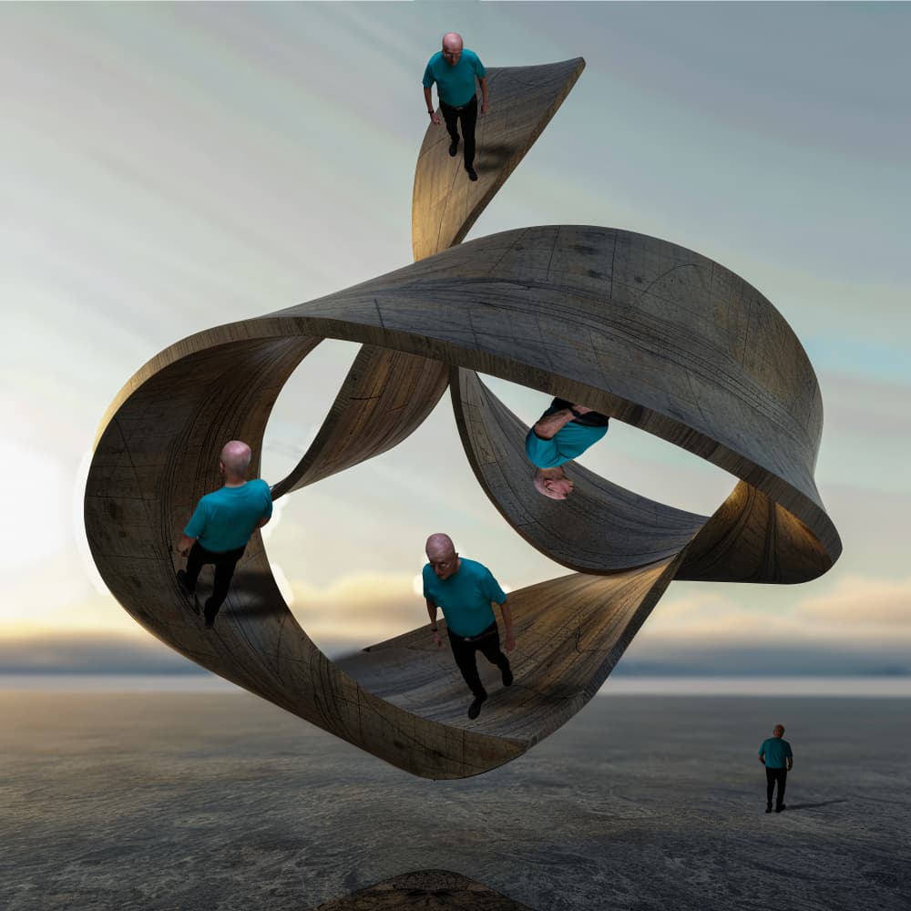 Surreal Mobius Journey by Dov Fuchs — canvas wall art