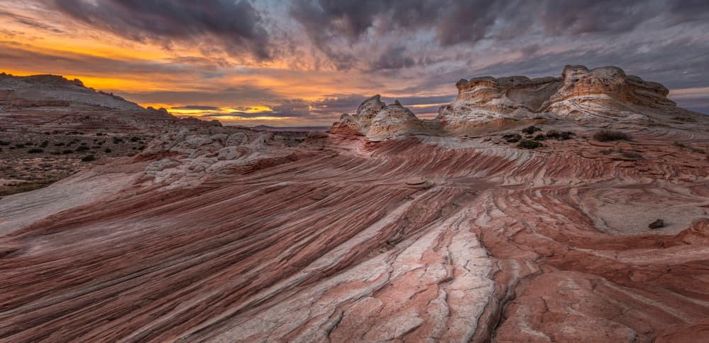 Sunset Sandstone Waves by Greg Barsh — canvas wall art