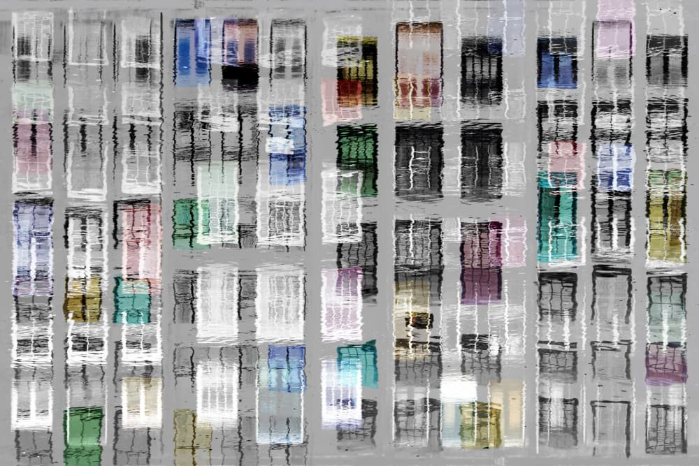 Abstract City Windows by Igor Shrayer — canvas wall art