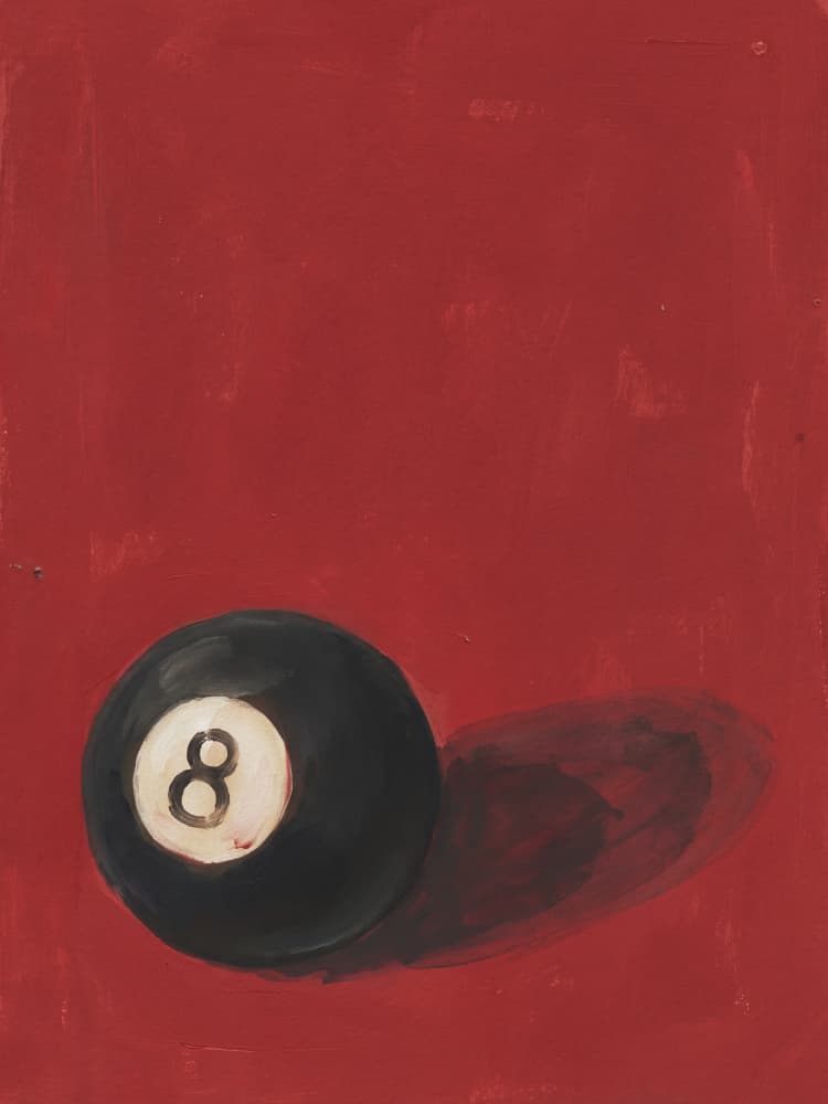 Classic Eight Ball by Andreas Magnusson — canvas wall art