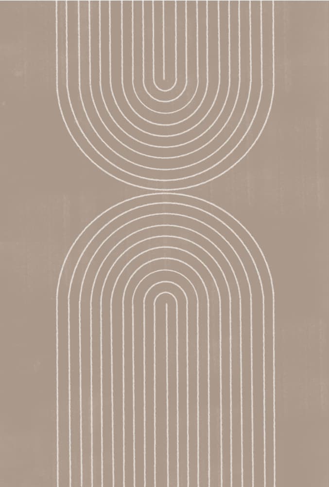 Curved Echoes by THE MIUUS STUDIO — canvas wall art