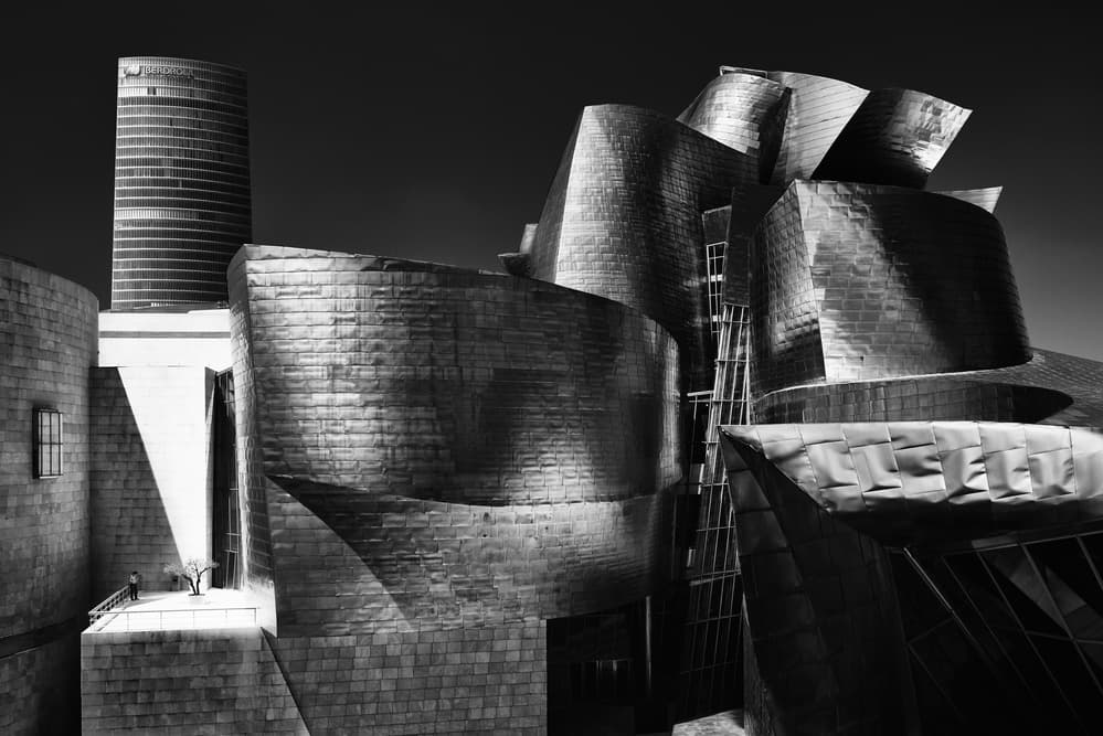 Striking Bilbao Architecture by Denis — canvas wall art
