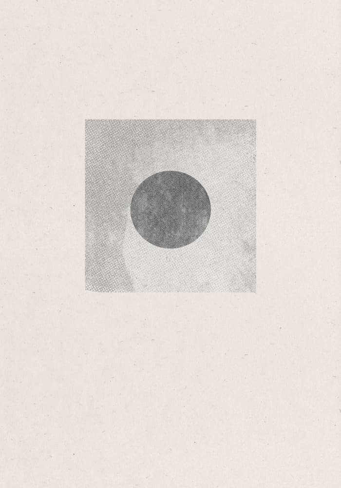 Monochrome Eclipse by THE MIUUS STUDIO — canvas wall art