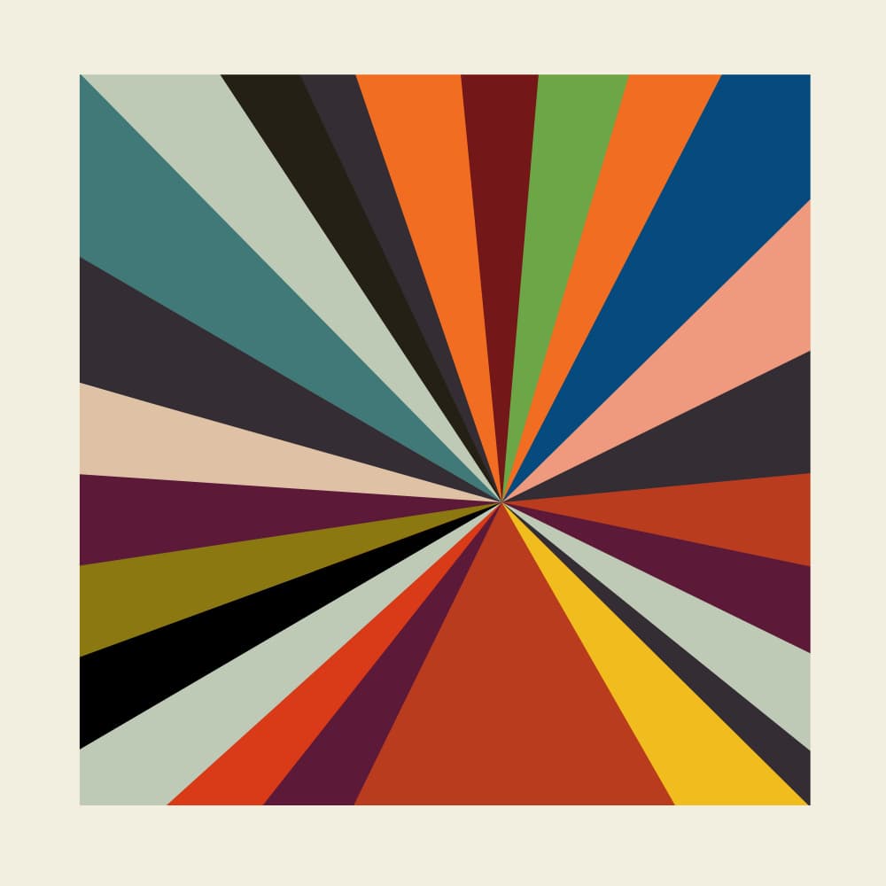 Faces Stripes Minimal by Ana Rut Bre — canvas wall art