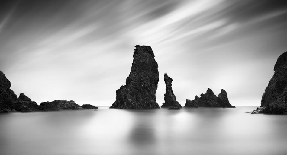 Serene Sea Stacks by Christophe Kiciak — canvas wall art