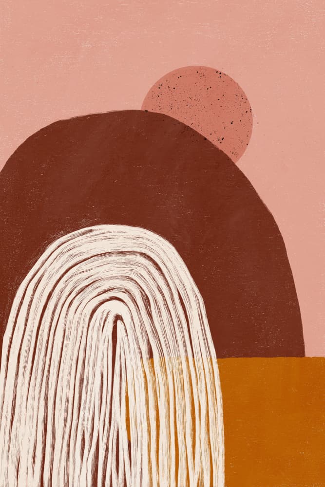 Sunsetmountain by Treechild — canvas wall art