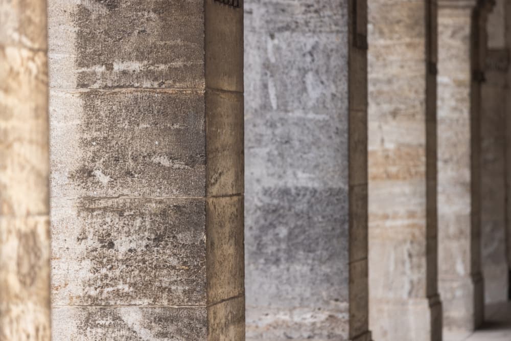 Columns by Mareike Böhmer — canvas wall art