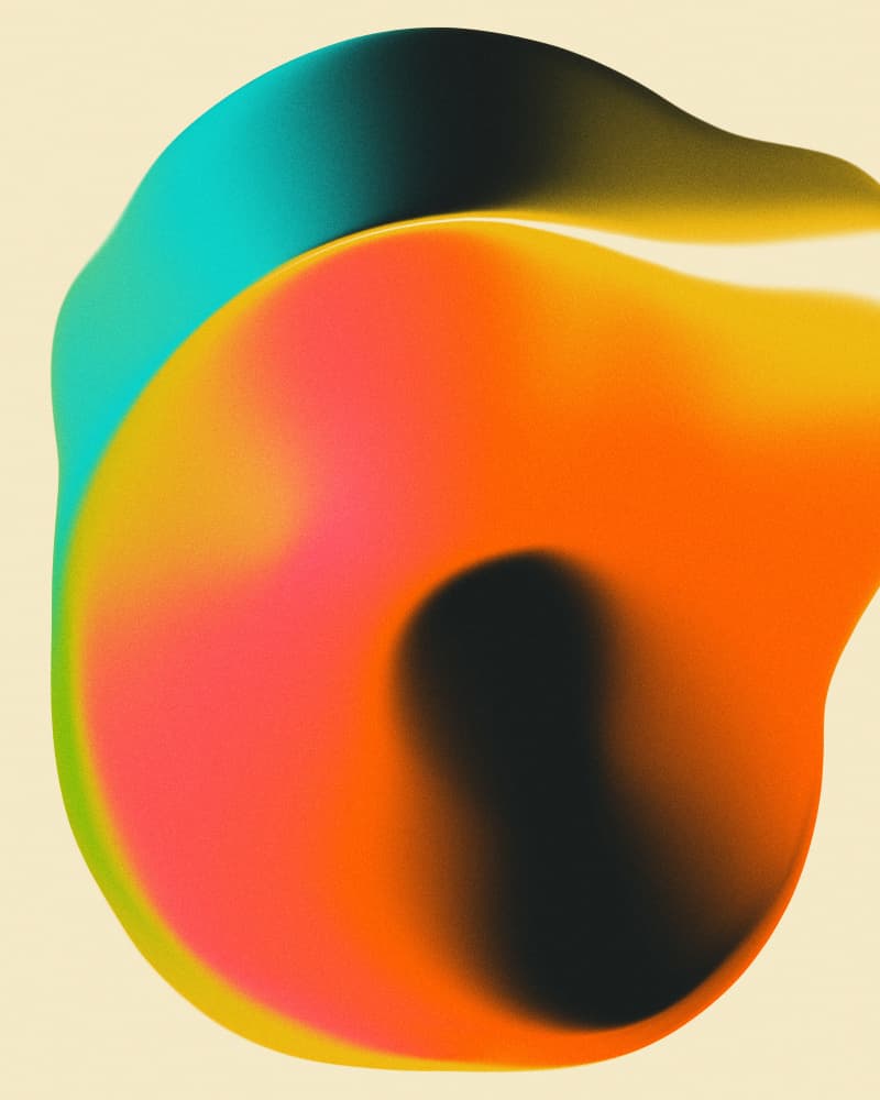 Vibrant Fluid Shapes by Jazzberry Blue — canvas wall art
