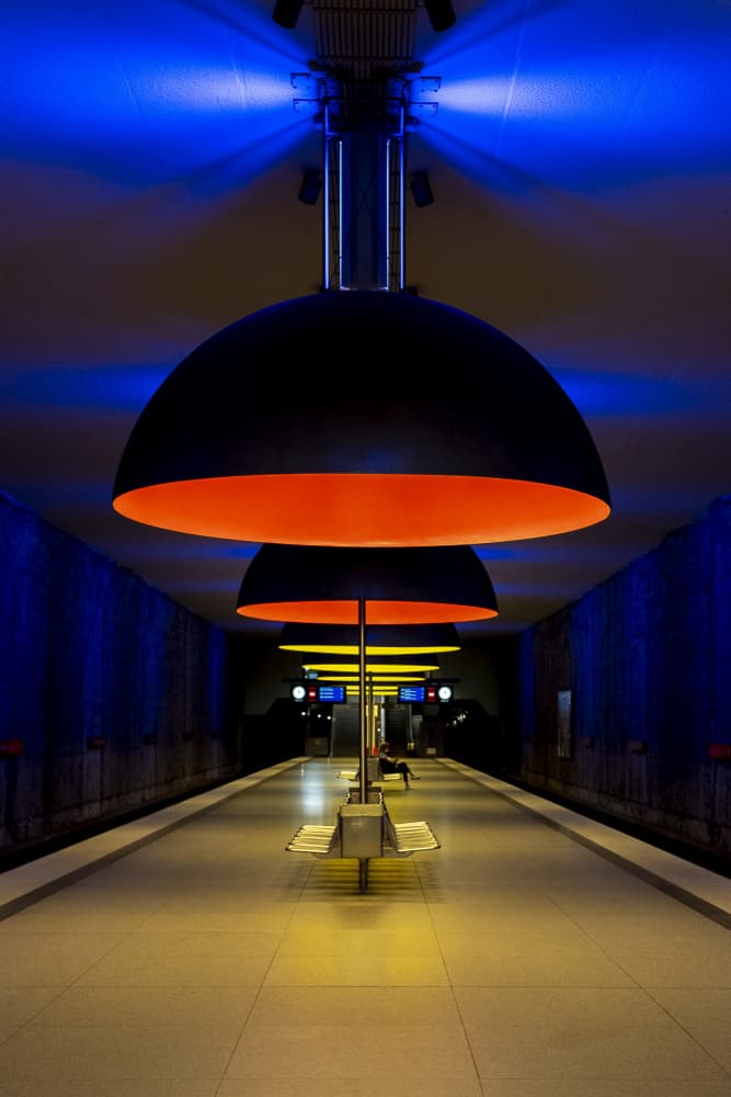 Modern Station Glow by BALASUBRAMANIAN GV — canvas wall art