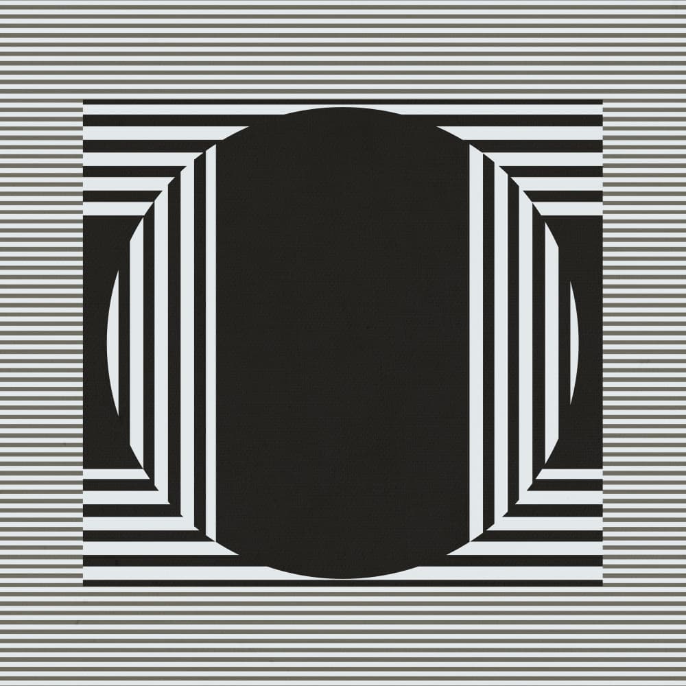 Geometric Optical Illusion by Carlos Perez Del Moro — canvas wall art