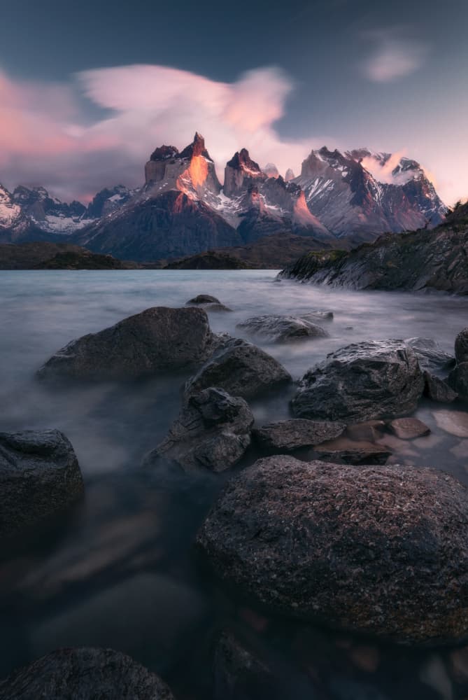 Majestic Mountain Dawn by Carlo Salvati Proietti — canvas wall art