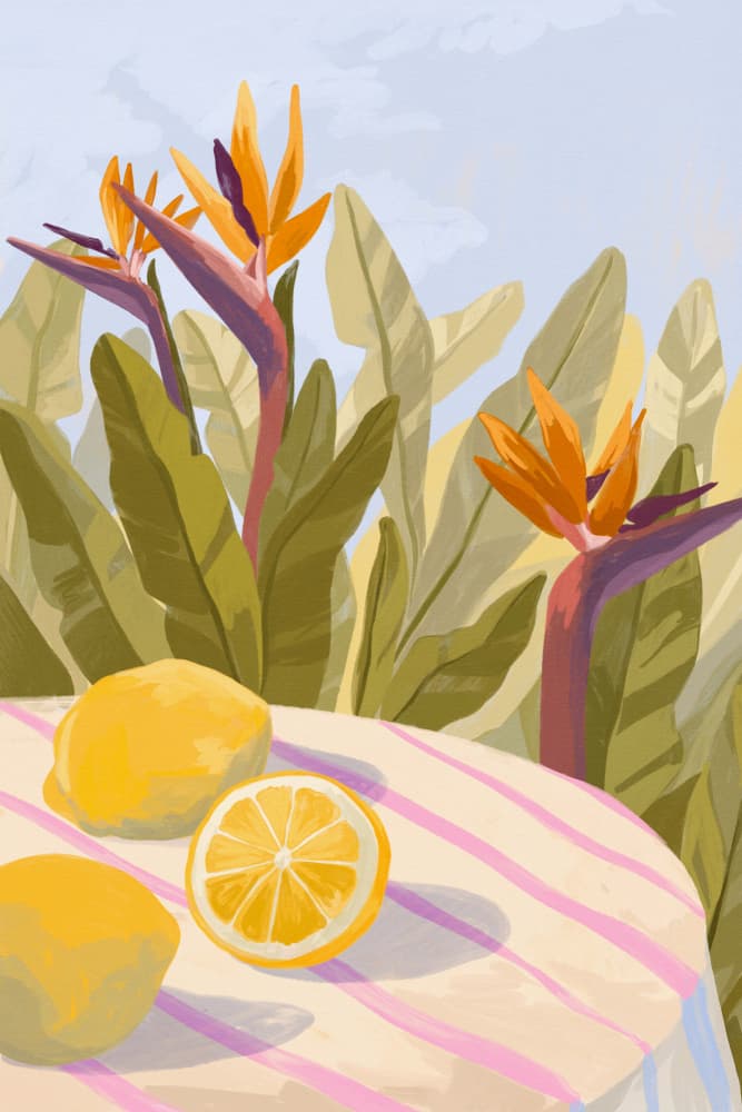Lemon Twist by Goed Blauw — canvas wall art