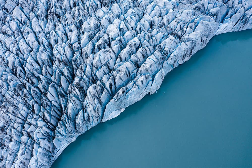 Arctic Ice Patterns by Luigi Ruoppolo — canvas wall art