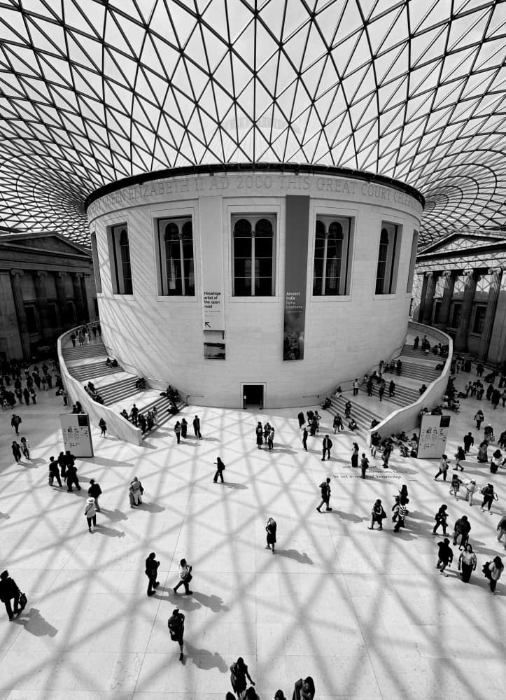 British Museum Grand Court by KIMIO KOBAYASHI — canvas wall art