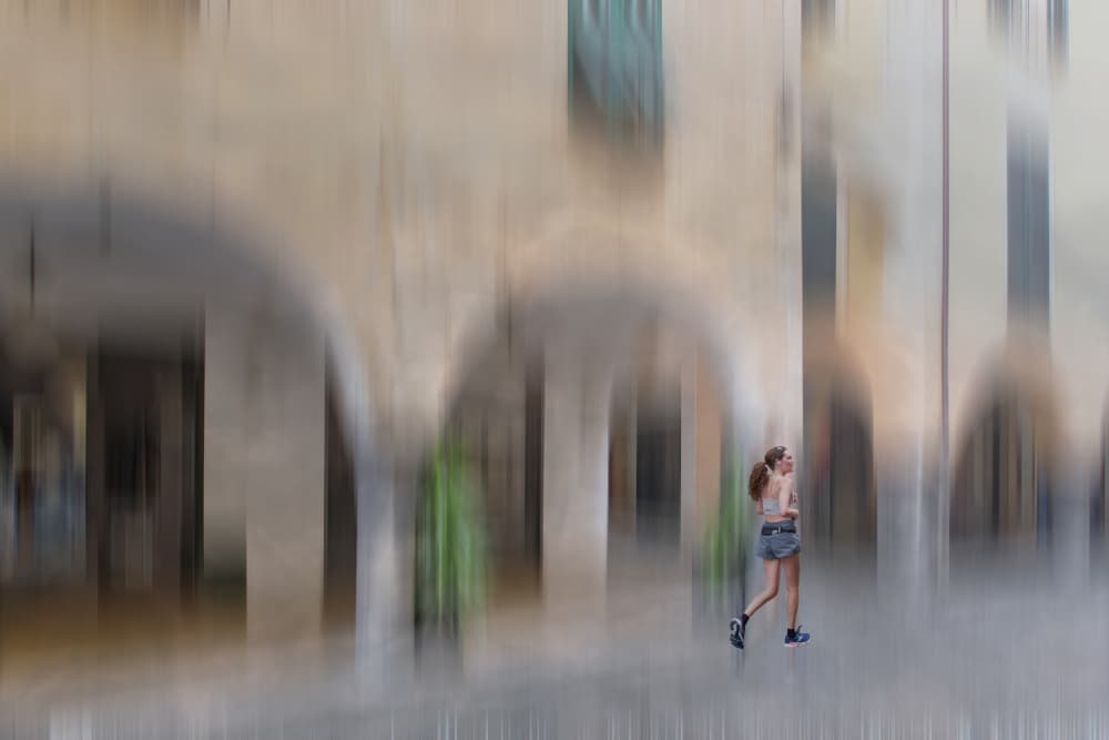 Urban Motion Blur by Isabelle DUPONT — canvas wall art