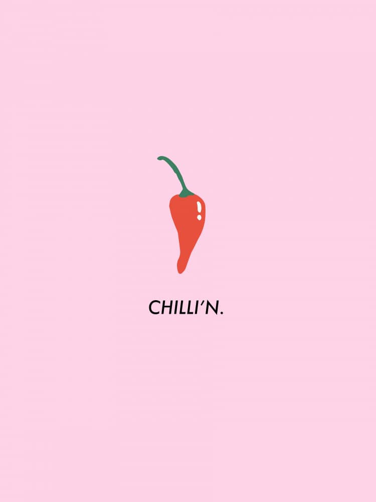 Chillin Chili Pepper by Aislinn Simmonds — canvas wall art