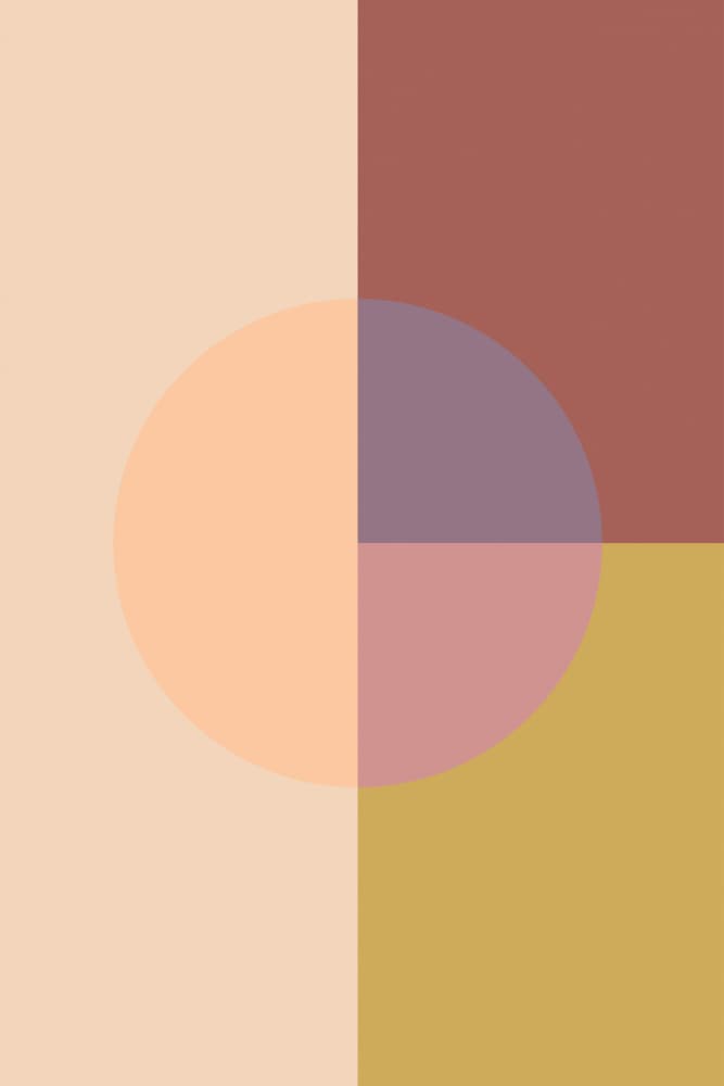 Geometric Color Harmony by Pictufy Studio — canvas wall art