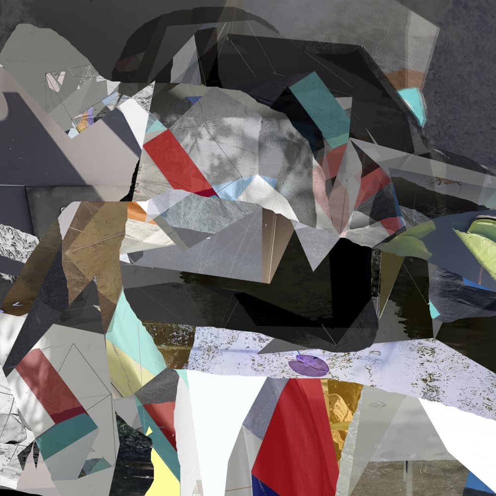 Dynamic Geometric Collage by Stefan Fransson — canvas wall art