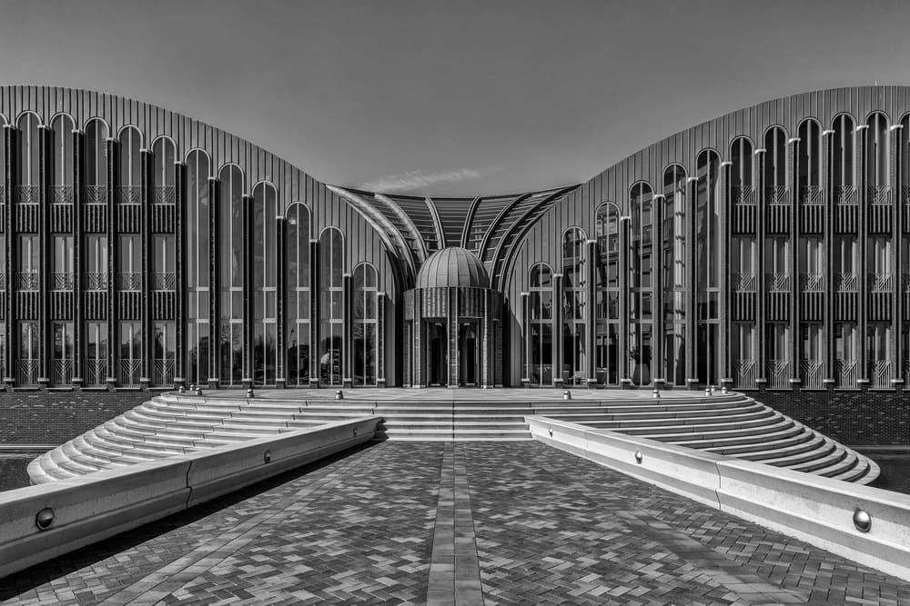 Modern Architectural Curves by Theo Luycx — canvas wall art