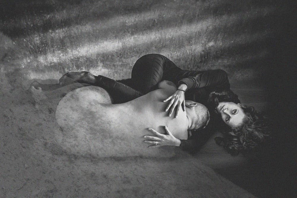 Dreamlike Sensual Embrace by Joanna Ras — canvas wall art