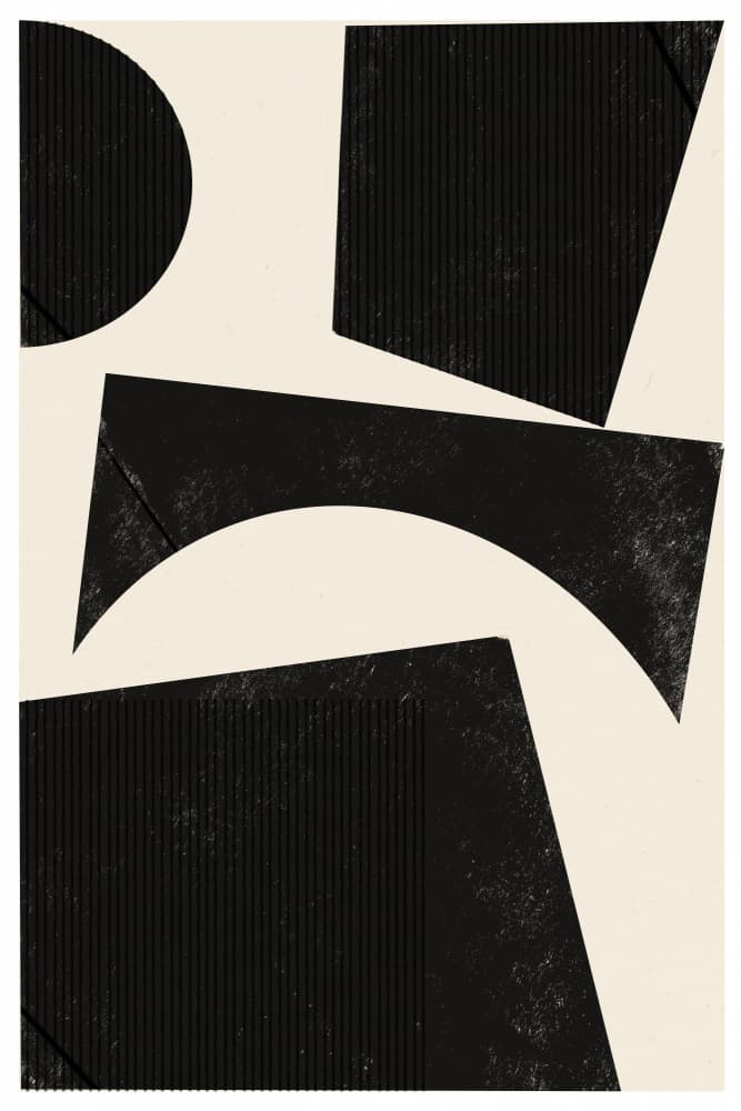 Geometric Harmony by THE MIUUS STUDIO — canvas wall art