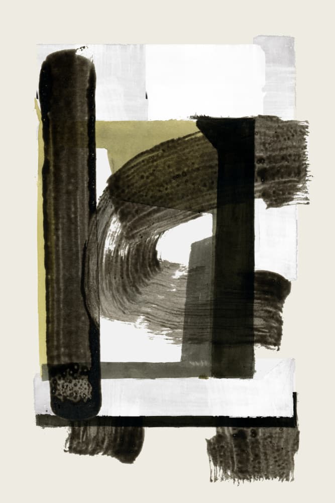 Earthy Geometric Strokes by cartissi — canvas wall art