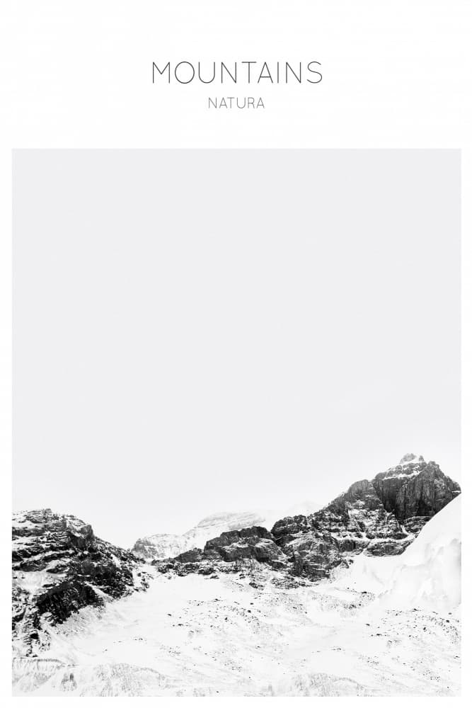 Serene Peaks by THE MIUUS STUDIO — canvas wall art