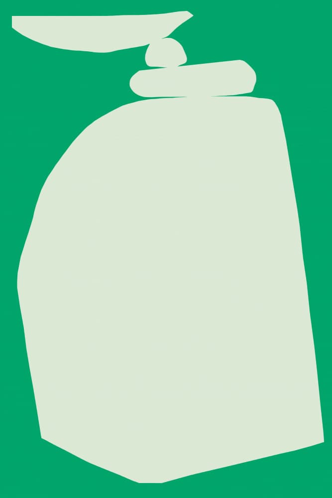 Balanced Green Stones by Treechild — canvas wall art