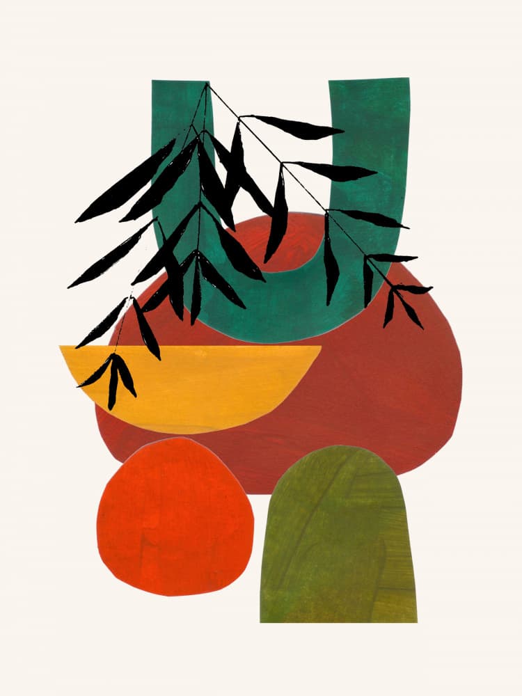 Modern Botanical Forms by Ejaaz Haniff — canvas wall art