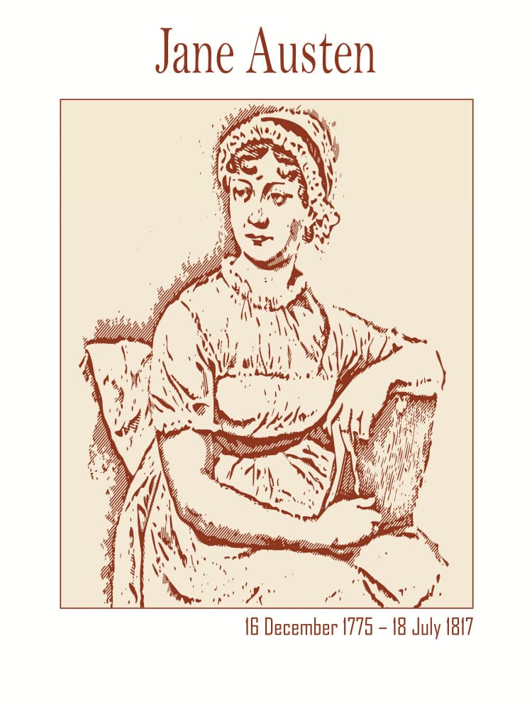 Regency Author Portrait by Doa Project — canvas wall art