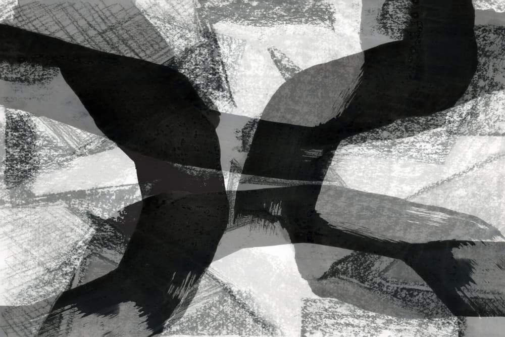 Bold Fluid Gestures by cartissi — canvas wall art